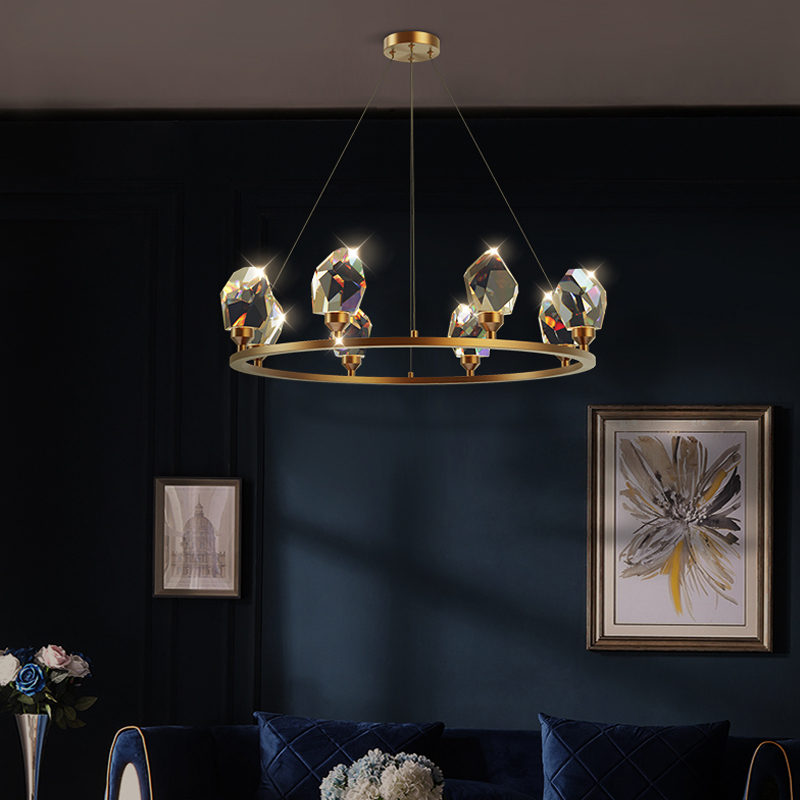 Cr Touch - Led postmodern K9 crystal copper designer