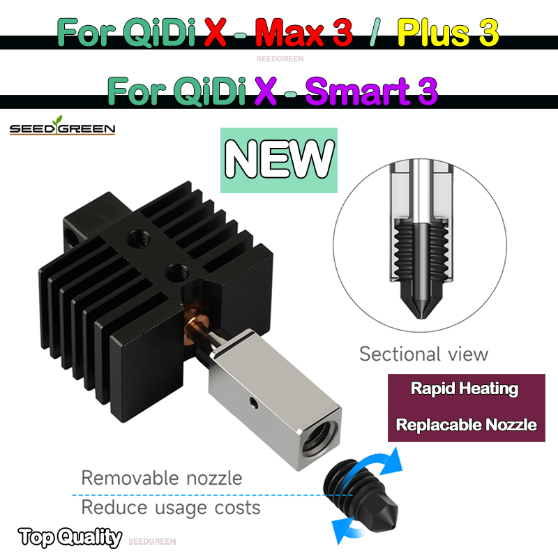 Hotend For Qidi X plus 3 / X m - Hotend 0.4Mm review and price