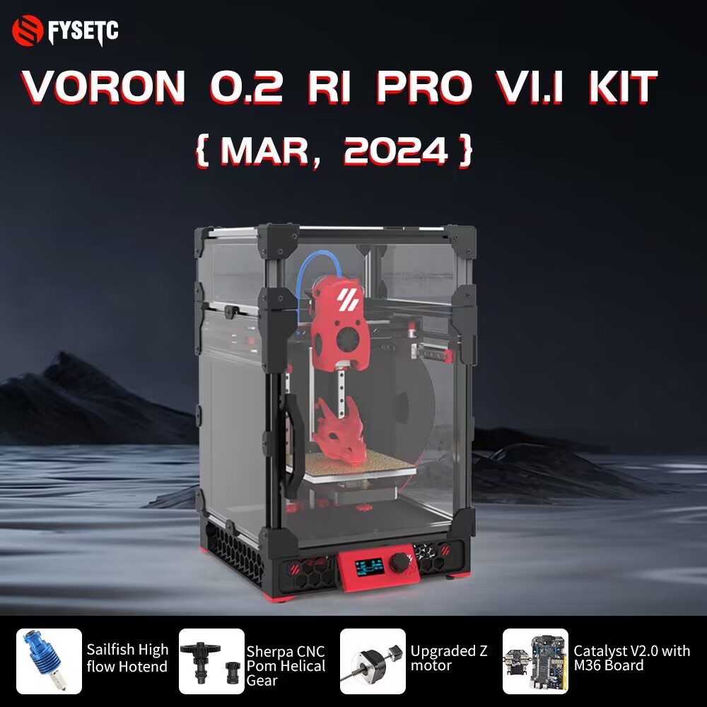 2025FYSETC High Precision Voro - Corexy 3D Printer Kit review and price
