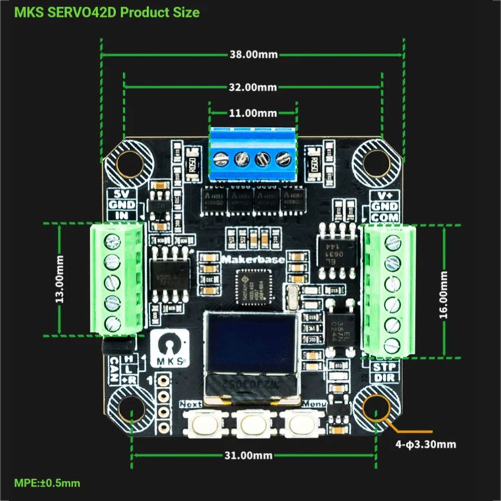 [AC18 Digital]/SERVO42D 40 CAN - Closed Loop Stepper Motor Nema 17 review and price