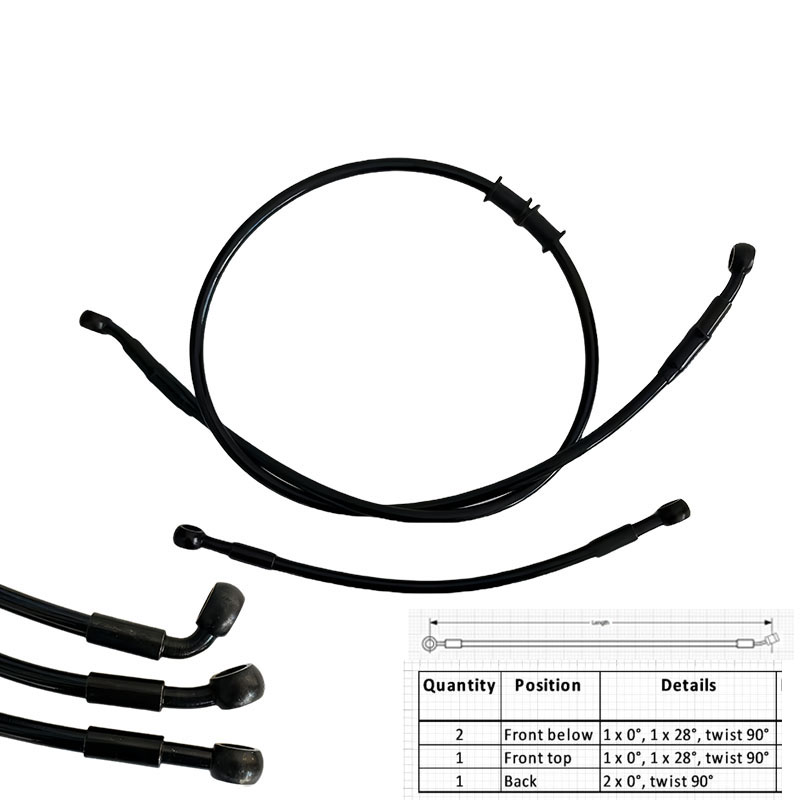 AN3 Moto Hydraulic Stainless S - Ptfe Tube review and price
