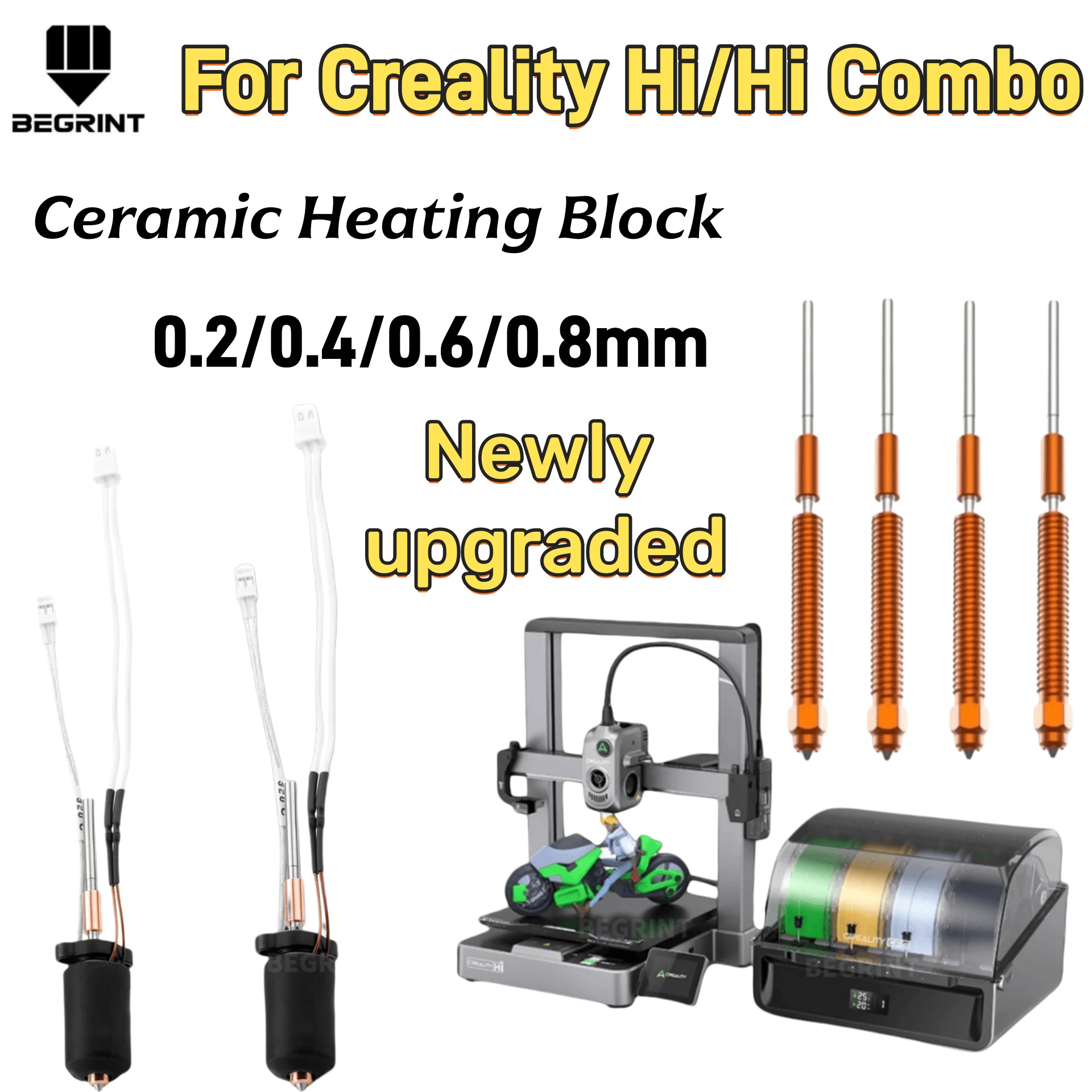High Temp Ceramic Heater Hoten - Hotend Assembly review and price
