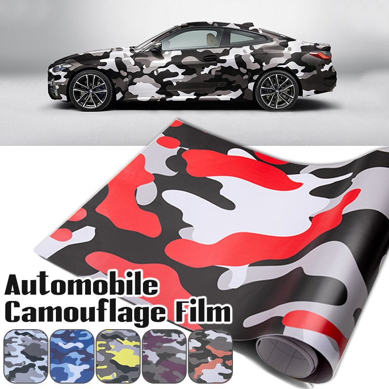 NEW Camouflage Vinyl Wrap Car  - Fep Film review and price