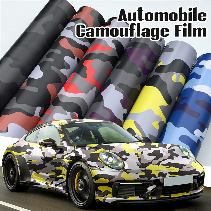 NEW Camouflage Vinyl Wrap Car  - Fep Film review and price