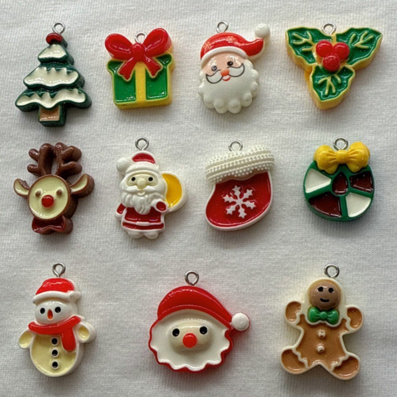 10pcs Christmas Cartoon Series - Resin review and price